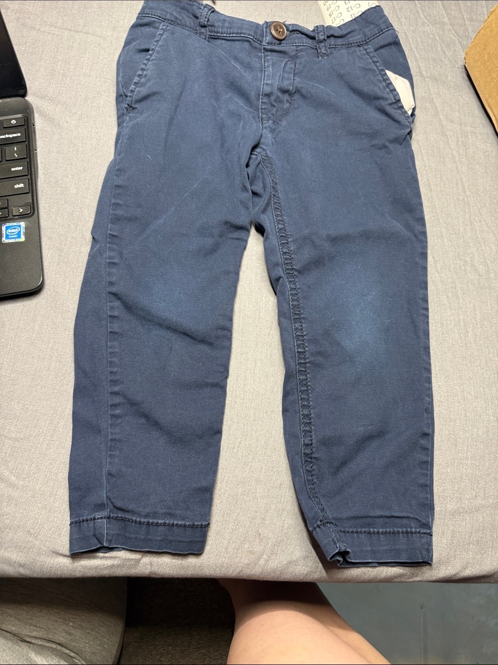 OshKosh B'gosh Navy Elastic Waist Toddler Pants